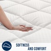OLANLY King Quilted Fitted Mattress Pad – Soft Pillow Top Mattress Topper, Down Alternative Fill, Cooling Comfort Breathable Mattress Cover, Machine Washable Deep Pocket Mattress Protector, White(Off White)